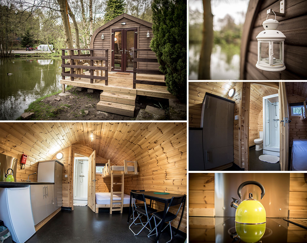 Glamping cabin in Yorkshire